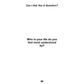 Can I Ask You A Question? E-Book